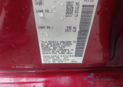 2018 Nissan Altima 2.5 S from USA, damaged, VIN 1N4AL3AP6JC195293